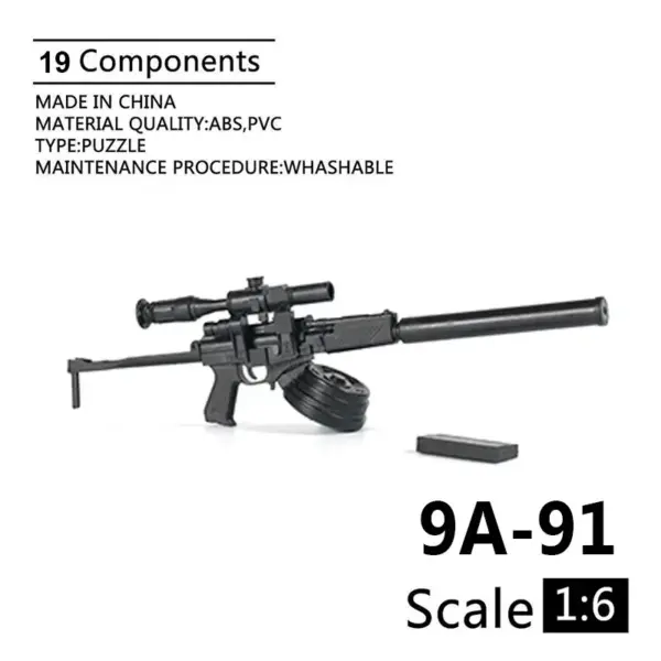 1:6 Scale 9A-91 Assault Rifle Model Kit - Image 2