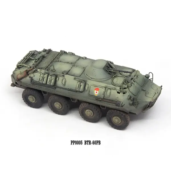 1:72 BTR-60PB Soviet Armored Vehicle Model - Image 4