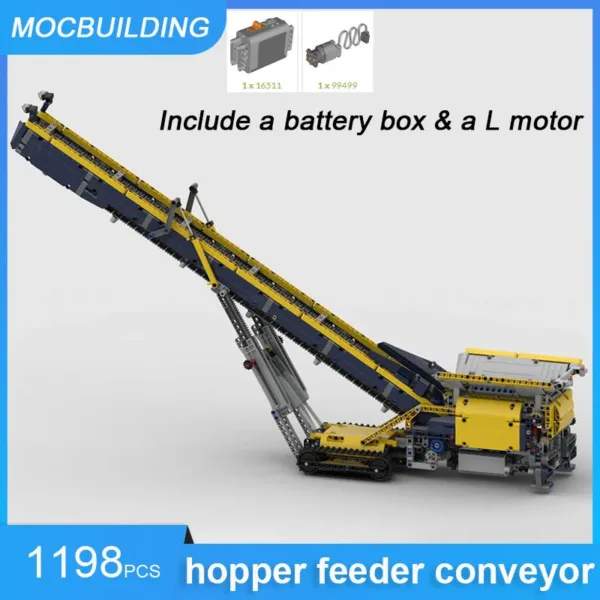 MOC Building Blocks Mobile Hopper Feeder 1198PCS - Image 2