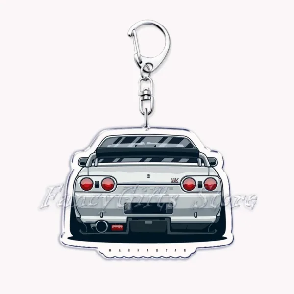 Classic Japanese Racing Cars Keychain Pendant - Image 14