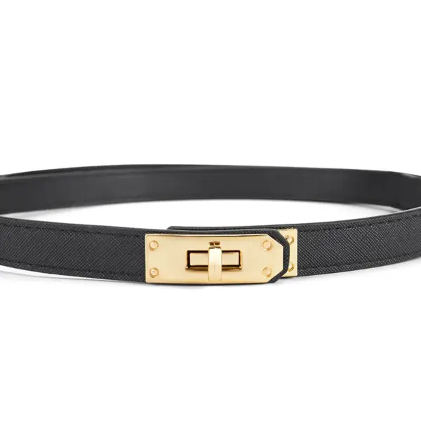 Designer Faux Leather Women's Waist Belt - Image 9