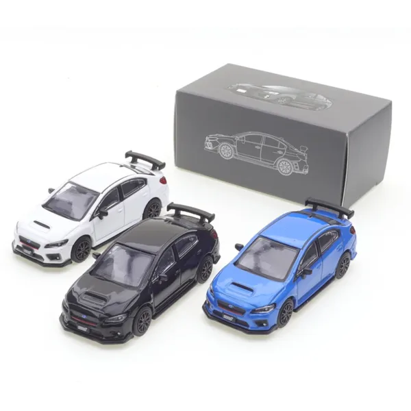 Subaru WRX STI Blue 1:64 Diecast Model