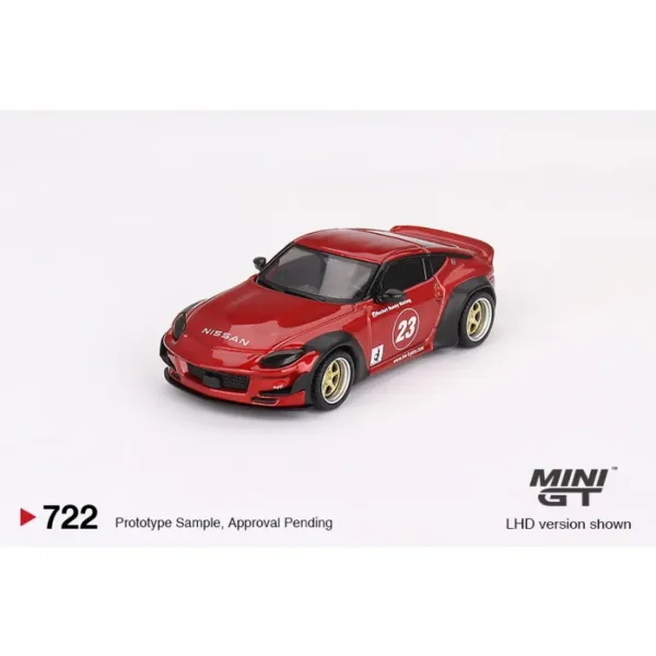 Nissan Z Pandem Passion Red Diecast Model 1:64 - Image 5