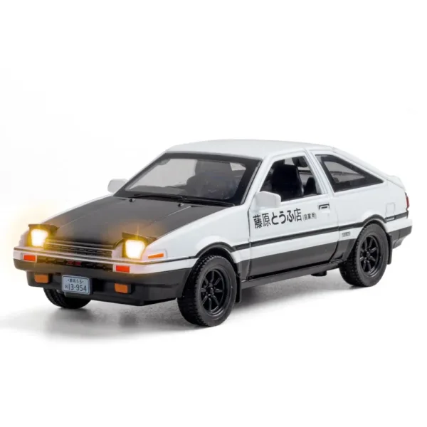 1/32 AE86 Diecast Toy Car with Sound and Light - Image 2