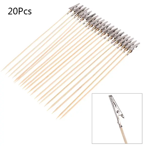 20Pcs Alligator Clip Sticks for Model Painting