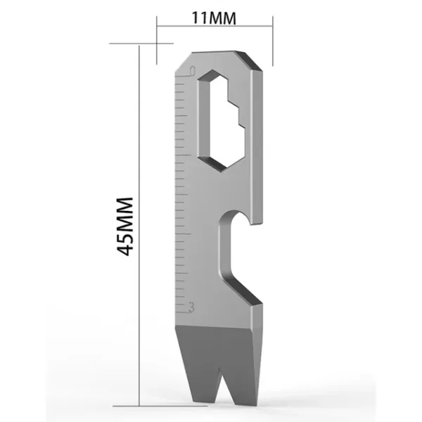 Mini Titanium Alloy Multifunction Crowbar Tool - Image 10