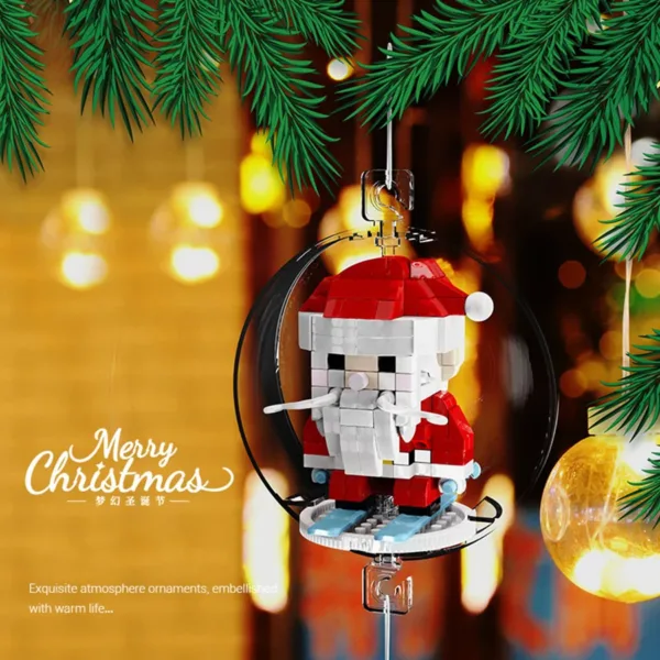 Christmas Mini Building Blocks Decoration Set - Image 4