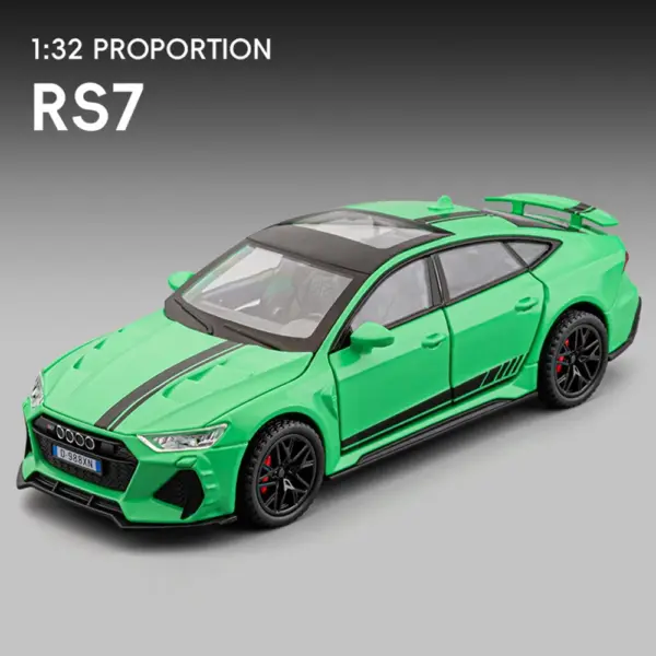 1:32 RS7 Diecast Model Car with Openable Doors - Image 11