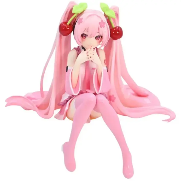 Hatsune Miku Pink Dress PVC Collectible Figure - Image 3