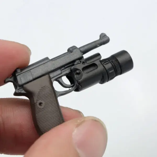 WWII P38 Pistol Model for 12 inches Action Figures