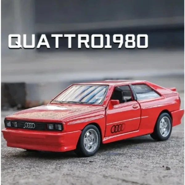 1:36 Audi Quattro Diecast Metal Car Model