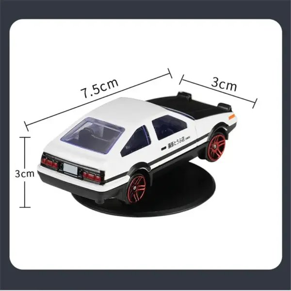 1:64 AE86 Drift Car Model Decorative Toy - Image 2