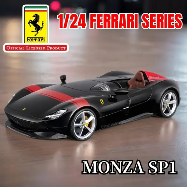 1:24 Scale Ferrari Diecast Car Model - Image 25