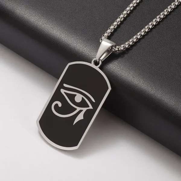 Eye of Horus Cross Pendant Necklace - Image 44