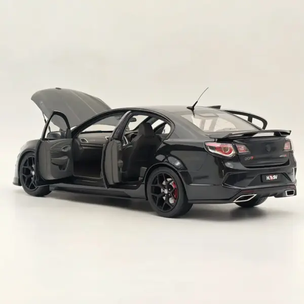 1/18 Scale HSV GTSR W1 Black Diecast Model - Image 3