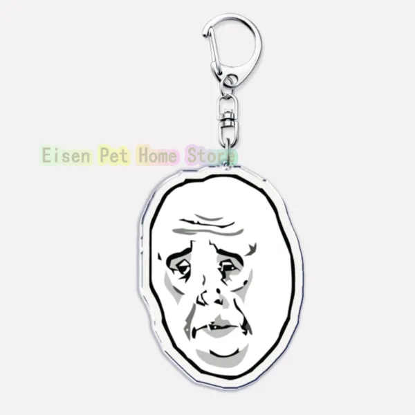 TrollFace Keychain for Bags and Accessories - Image 16