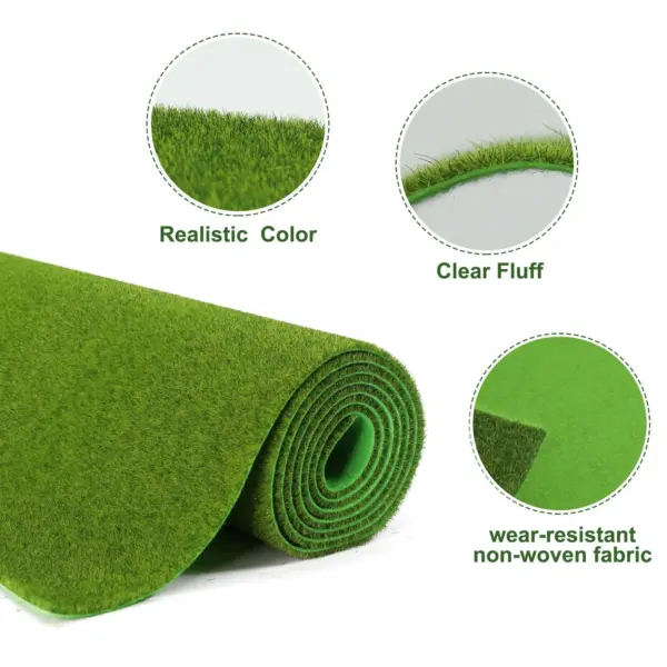 Artificial Grass Mat for Model Scenery 41x99cm - Image 4