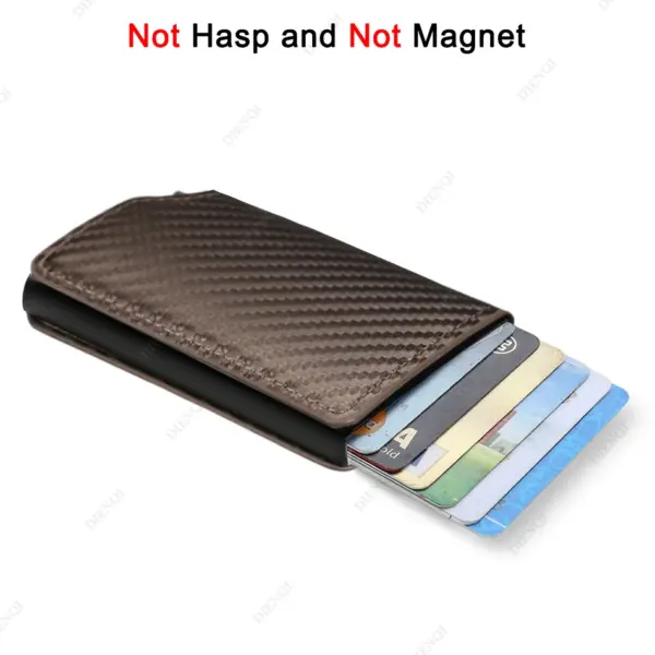 RFID Carbon Fiber Slim Wallet for Men - Image 8