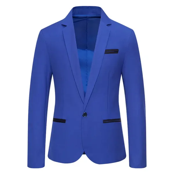 Men's Casual Spring Blazer Jacket - Image 7