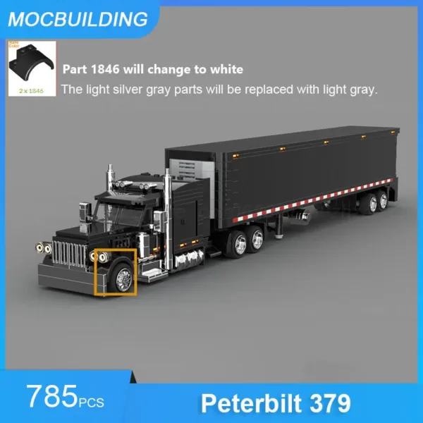 Peterbilt 379 Building Blocks Set 785PCS - Image 2