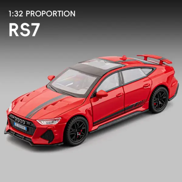 1:32 RS7 Diecast Model Car with Openable Doors - Image 10