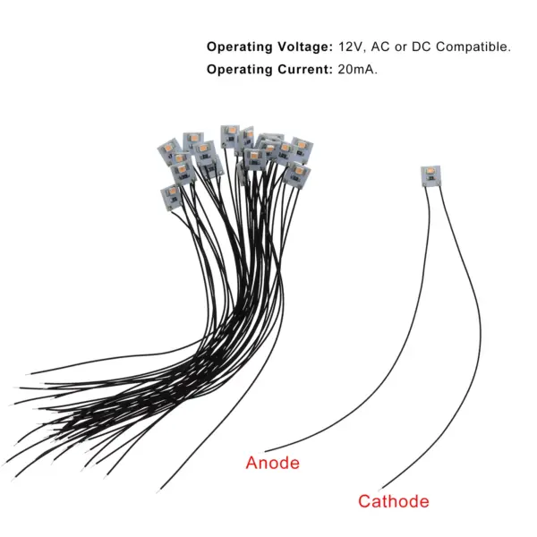 20pcs Pre-Wired SMD LED 3528 Light Set - Image 2