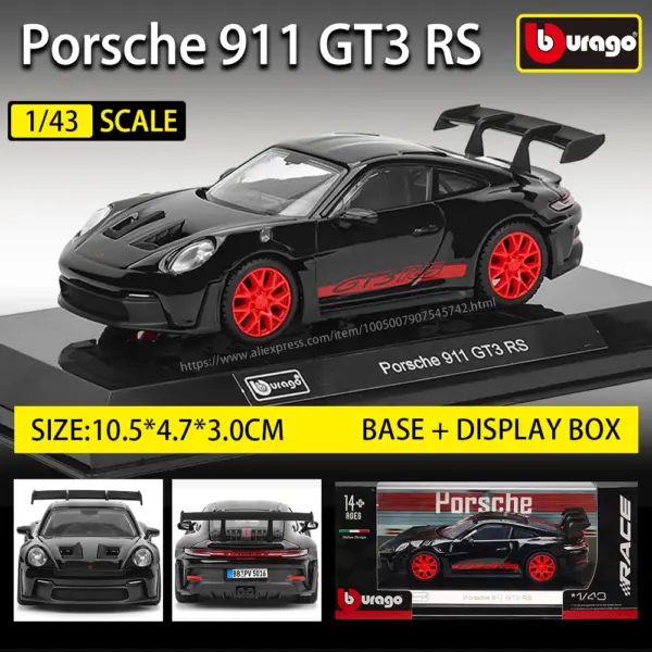 Bburago 1:43 Lamborghini SC63 Diecast Model - Image 9