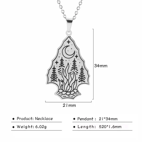 Stainless Steel Animal Pendant Necklace - Image 9