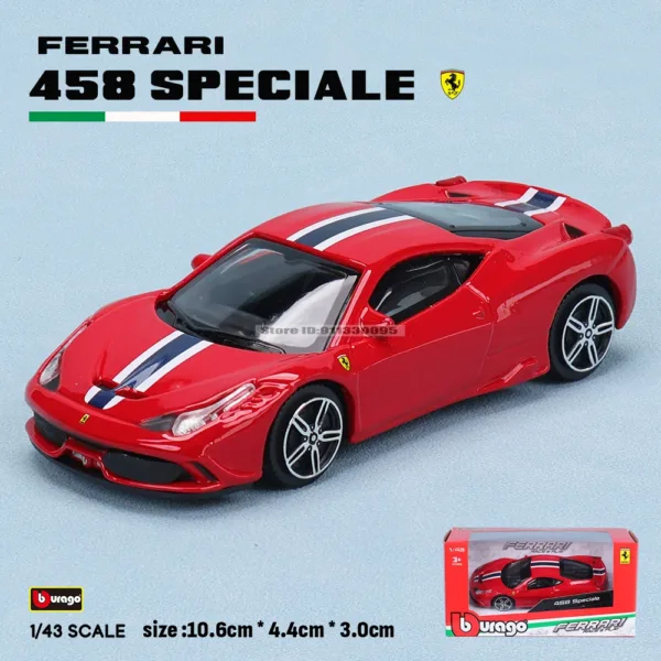 Bburago 1:43 Ferrari Diecast Car Model - Image 34