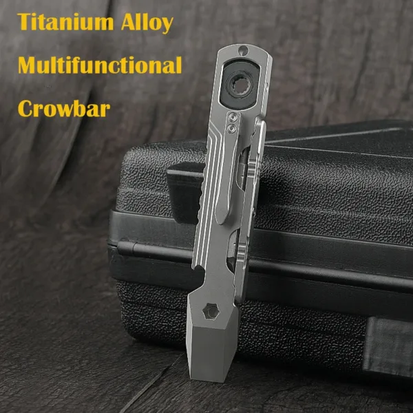 Titanium Alloy Crowbar EDC Multifunction Tool - Image 11