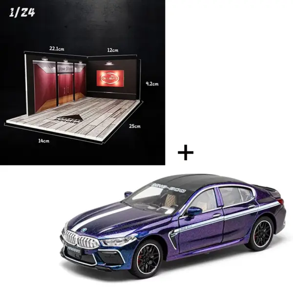 1/24 Scale M8 Diecast Car Model with Sound - Image 9