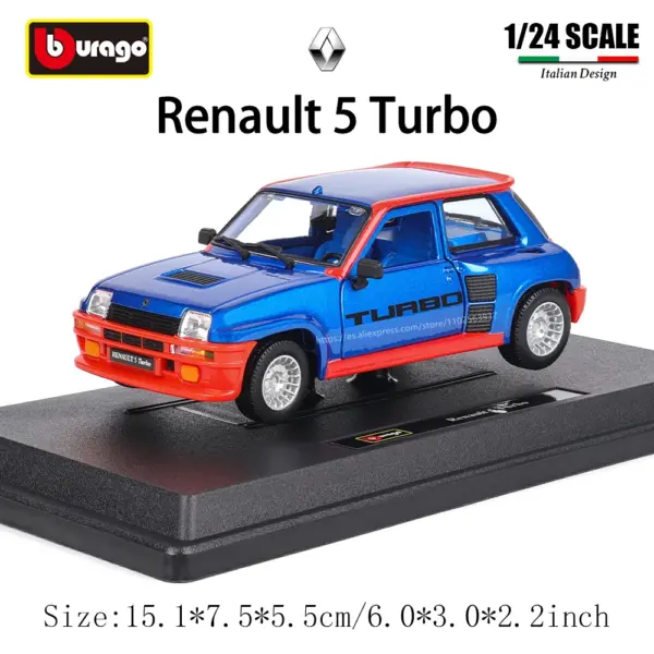 Bburago 1:24 Renault Megane Alloy Model Car - Image 5