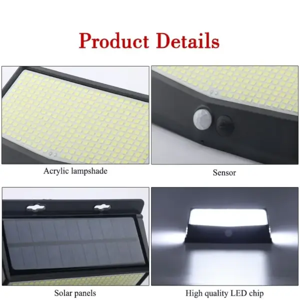 Solar LED Motion Sensor Light IP65 Waterproof - Image 3