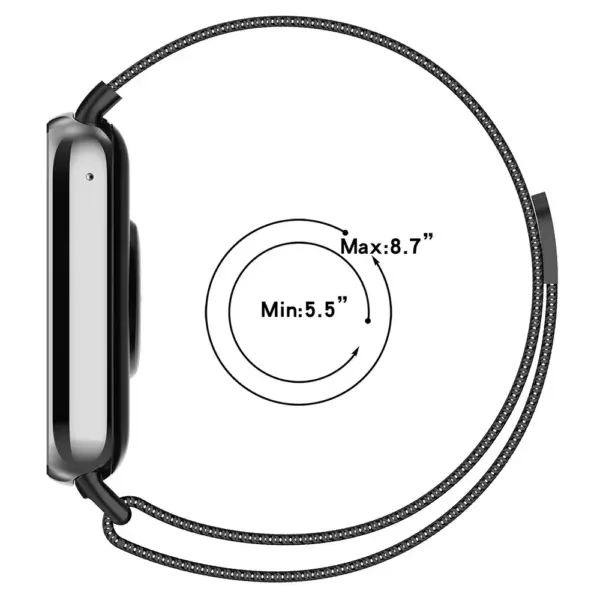 Milanese Magnetic Loop Strap for Xiaomi Watches - Image 6