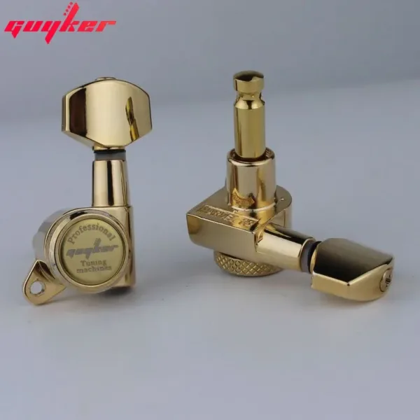 Gold Locking Guitar Tuners 1:18 Gear Ratio - Image 4