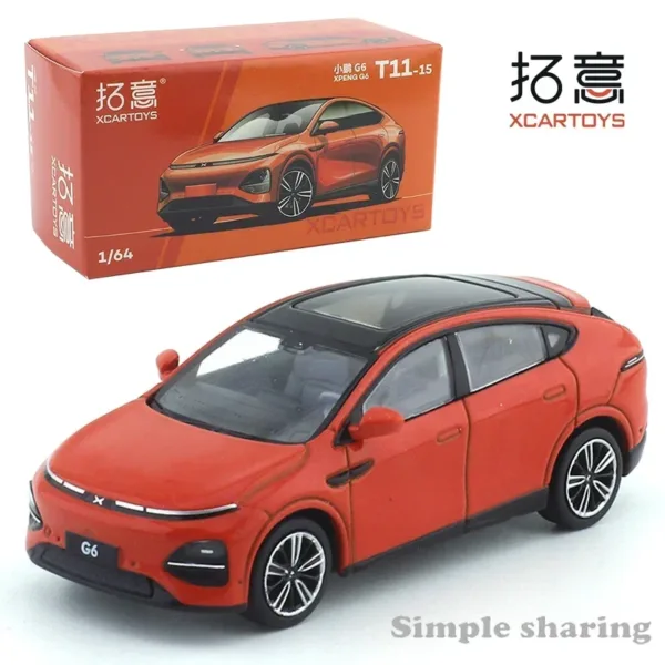 1/64 Scale XPENG P7 Diecast Model Car - Image 7