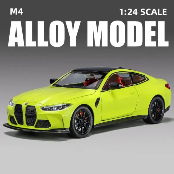 1:24 Scale M4 Alloy Diecast Car Model - Image 9