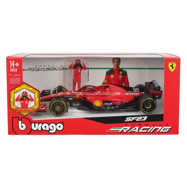 Bburago 1:24 Ferrari SF23 Diecast Model Car - Image 6