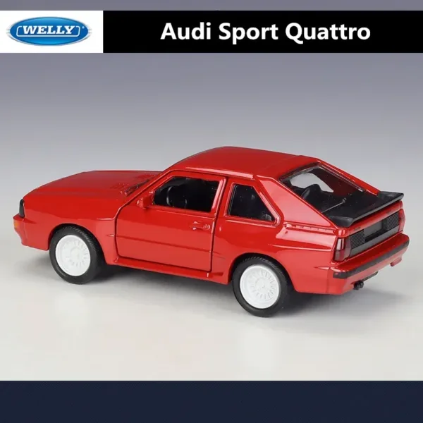 1:36 Audi Sport Quattro Diecast Model Car - Image 3