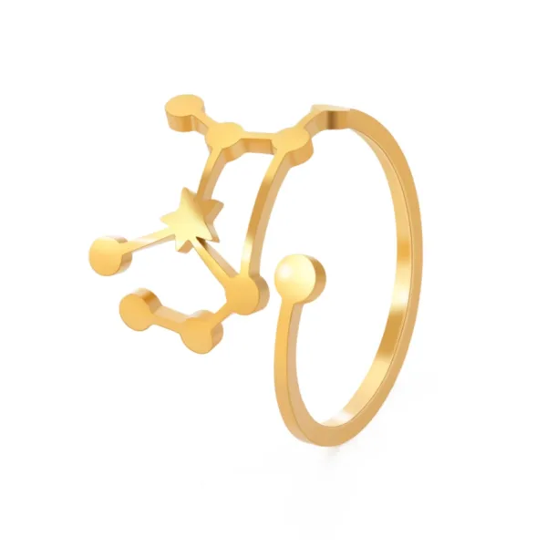 Zodiac Constellation Rings Set for Women - Image 12