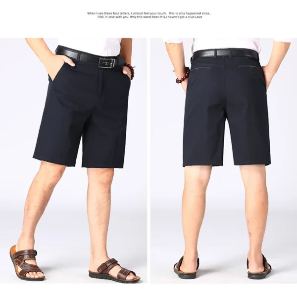 Men's Summer Casual Knee Length Shorts 8 Colors - Image 12