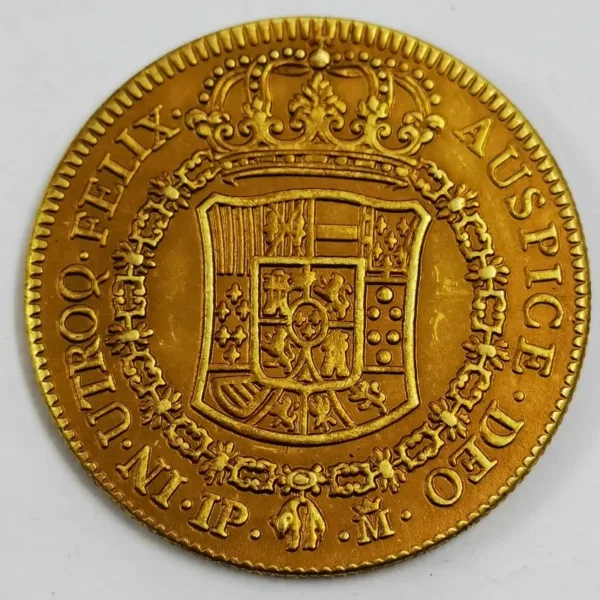 1761 Replica Gold Coin of Carlos III - Image 3