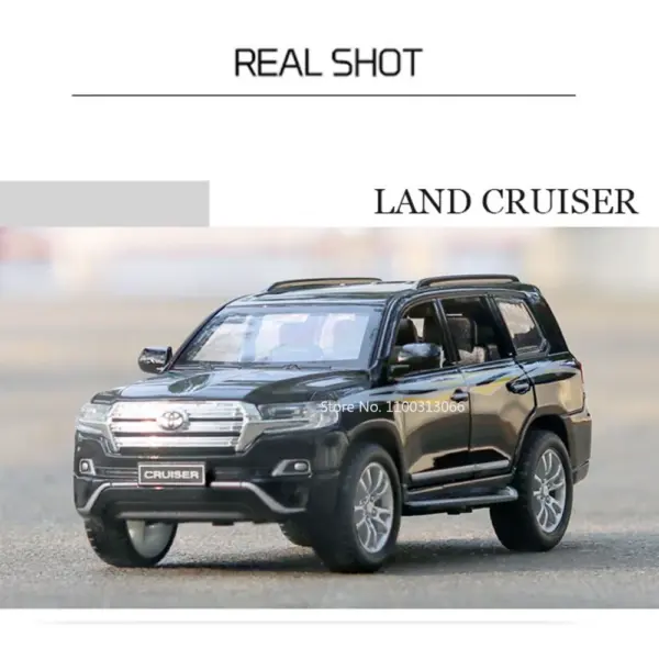 1:32 Diecast Land Cruiser 2019 Toy Model - Image 6