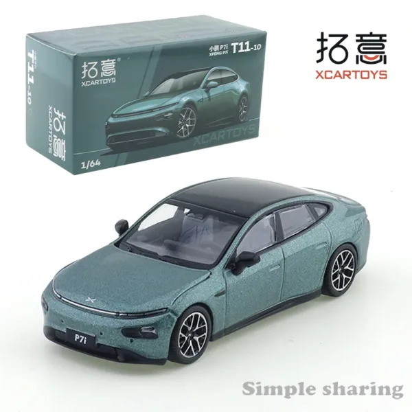 1/64 Scale XPENG P7 Diecast Model Car - Image 8