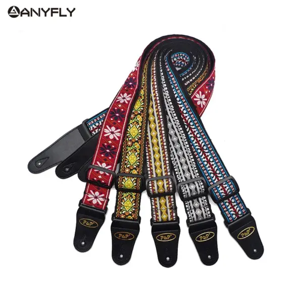 Adjustable Ethnic Style Guitar Strap 150cm