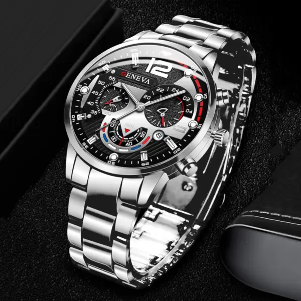 Men's Stainless Steel Quartz Wristwatch Fashion - Image 8