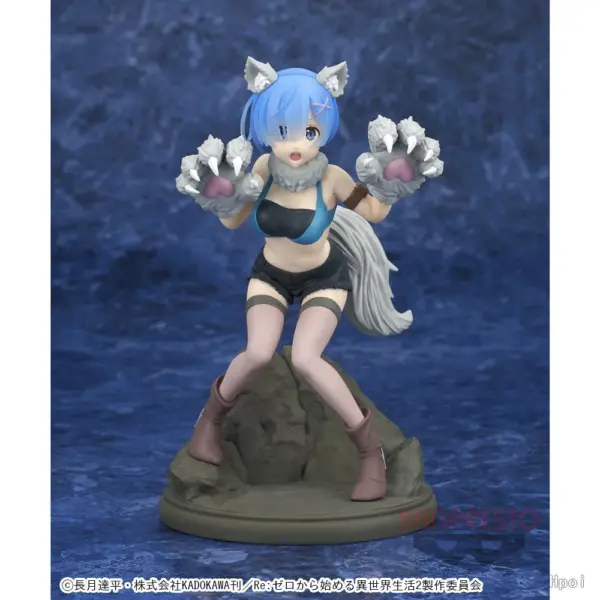 Rem Gray Wolf PVC Figure 19CM Collectible - Image 3