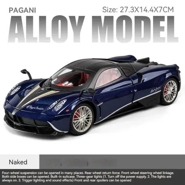 Pagani Huayra Dinastia Alloy Diecast Model Car - Image 11