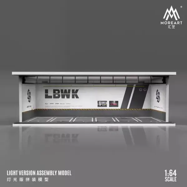 1:64 Scale Diorama Car Garage Model - Image 15