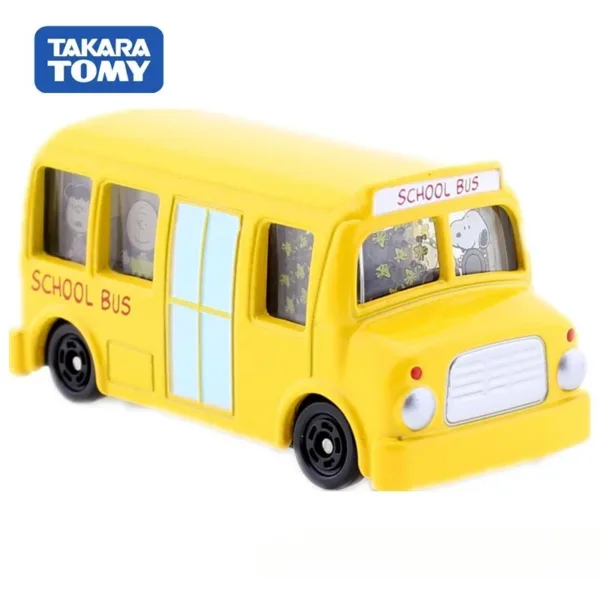 Snoopy School Bus Diecast Model Toy 1:64 - Image 3